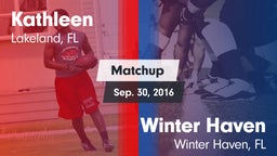 Matchup: Kathleen vs. Winter Haven  2016