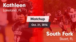 Matchup: Kathleen vs. South Fork  2016