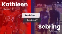 Matchup: Kathleen vs. Sebring  2017
