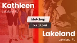 Matchup: Kathleen vs. Lakeland  2017