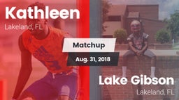 Matchup: Kathleen vs. Lake Gibson  2018