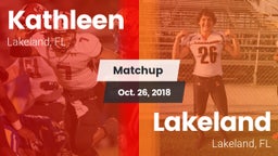 Matchup: Kathleen vs. Lakeland  2018