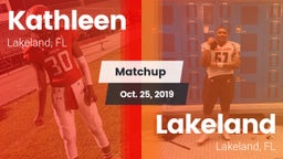 Matchup: Kathleen vs. Lakeland  2019