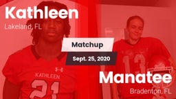 Matchup: Kathleen vs. Manatee  2020