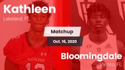 Matchup: Kathleen vs. Bloomingdale  2020