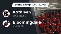 Recap: Kathleen  vs. Bloomingdale  2020