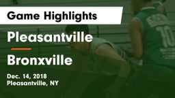 Pleasantville  vs Bronxville  Game Highlights - Dec. 14, 2018