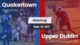 Matchup: Quakertown vs. Upper Dublin  2017