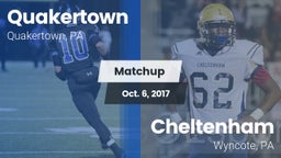 Matchup: Quakertown vs. Cheltenham  2017