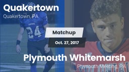 Matchup: Quakertown vs. Plymouth Whitemarsh  2017