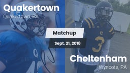 Matchup: Quakertown vs. Cheltenham  2018