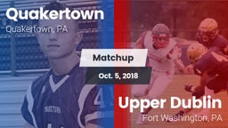 Matchup: Quakertown vs. Upper Dublin  2018