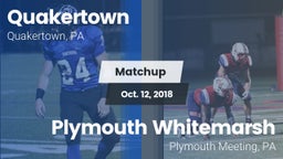 Matchup: Quakertown vs. Plymouth Whitemarsh  2018