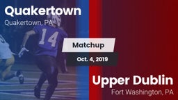 Matchup: Quakertown vs. Upper Dublin  2019