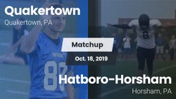 Matchup: Quakertown vs. Hatboro-Horsham  2019