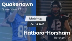 Matchup: Quakertown vs. Hatboro-Horsham  2020