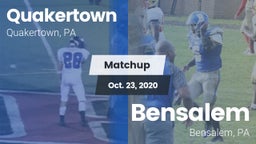 Matchup: Quakertown vs. Bensalem  2020