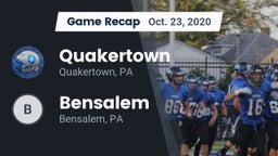 Recap: Quakertown  vs. Bensalem  2020