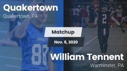 Matchup: Quakertown vs. William Tennent  2020