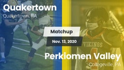 Matchup: Quakertown vs. Perkiomen Valley  2020