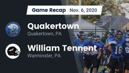 Recap: Quakertown  vs. William Tennent  2020