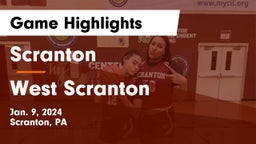 Scranton  vs West Scranton  Game Highlights - Jan. 9, 2024