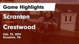 Scranton  vs Crestwood  Game Highlights - Feb. 23, 2024