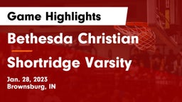Bethesda Christian  vs Shortridge Varsity Game Highlights - Jan. 28, 2023