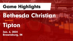Bethesda Christian  vs Tipton  Game Highlights - Jan. 6, 2024