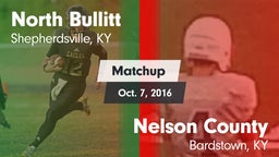 Matchup: North Bullitt vs. Nelson County  2016