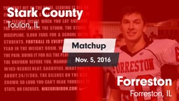 Matchup: Stark County vs. Forreston  2016