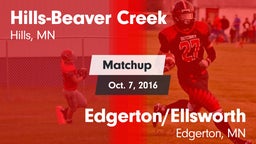 Matchup: Hills-Beaver Creek vs. Edgerton/Ellsworth  2016