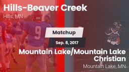 Matchup: Hills-Beaver Creek vs. Mountain Lake/Mountain Lake Christian  2017