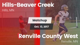 Matchup: Hills-Beaver Creek vs. Renville County West 2017