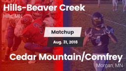 Matchup: Hills-Beaver Creek vs. Cedar Mountain/Comfrey 2018