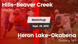 Matchup: Hills-Beaver Creek vs. Heron Lake-Okabena 2018