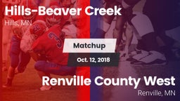 Matchup: Hills-Beaver Creek vs. Renville County West  2018