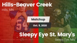 Matchup: Hills-Beaver Creek vs. Sleepy Eye St. Mary's  2020