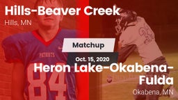 Matchup: Hills-Beaver Creek vs. Heron Lake-Okabena-Fulda 2020