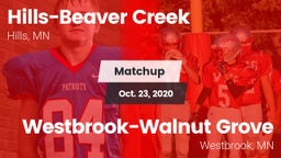 Matchup: Hills-Beaver Creek vs. Westbrook-Walnut Grove  2020