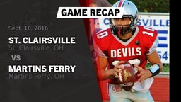 Recap: St. Clairsville  vs. Martins Ferry  2016