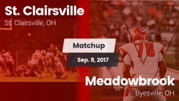 Matchup: St. Clairsville vs. Meadowbrook  2017