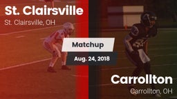 Matchup: St. Clairsville vs. Carrollton  2018