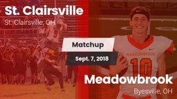 Matchup: St. Clairsville vs. Meadowbrook  2018