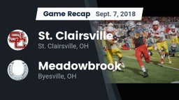 Recap: St. Clairsville  vs. Meadowbrook  2018