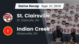 Recap: St. Clairsville  vs. Indian Creek  2018