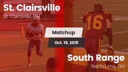 Matchup: St. Clairsville vs. South Range 2018
