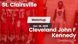 Matchup: St. Clairsville vs. Cleveland John F Kennedy  2018