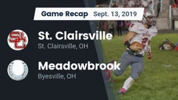 Recap: St. Clairsville  vs. Meadowbrook  2019