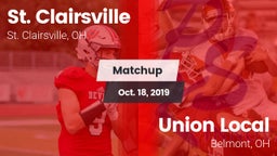 Matchup: St. Clairsville vs. Union Local  2019